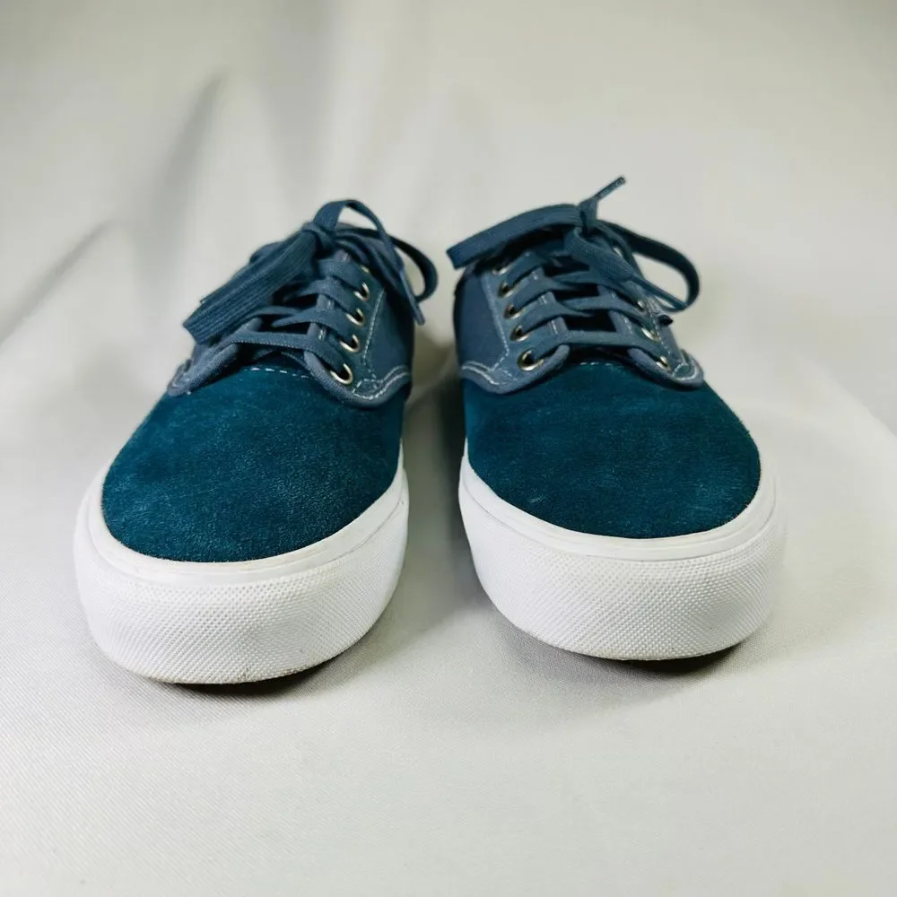 VANS Blue Suede Skateboard Shoe Pro Mens 6.5 Womens 8.5 - Picture 3 of 9